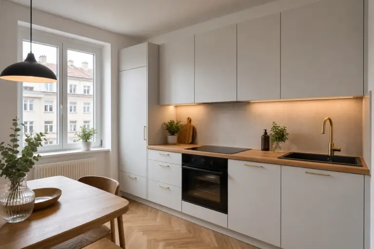 Realizace kuchyní KitchenPro v Praze — montáže IKEA, Bauhaus, Oresi