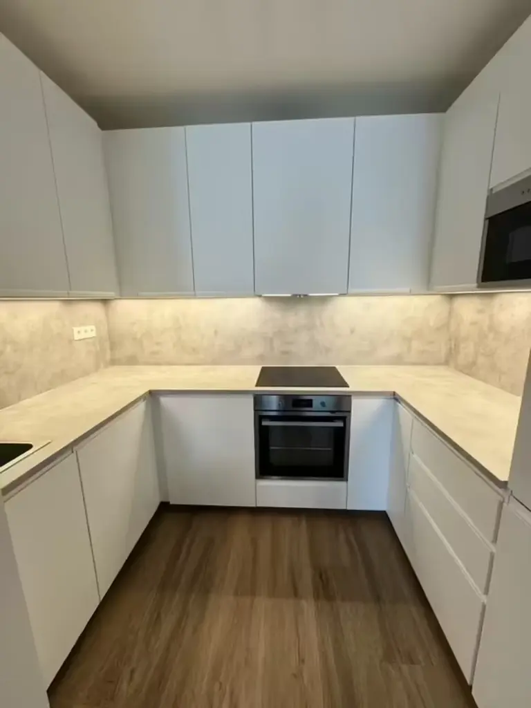 Fotografie po Montáž kuchyně IKEA + rozvody na elektřinu a vodu Praha
